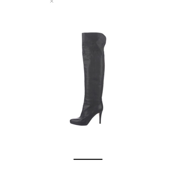 Jimmy Choo Gypsy Leather Over Knee Boots - Picture 5 of 6
